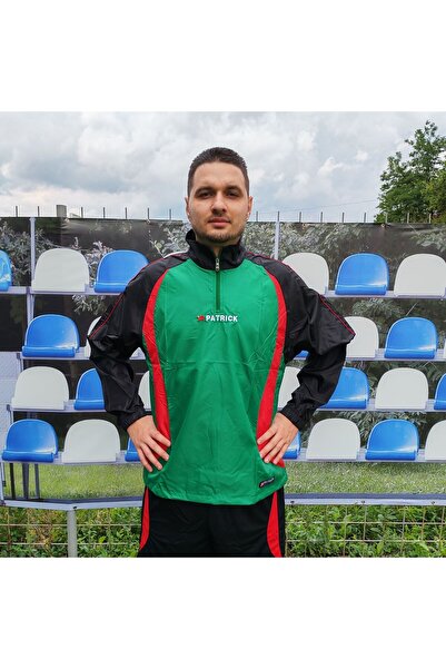 PATRİCK ΠΑΤΡΙΚ αδιάβροχο μπουφάν, ΠΡΑΣΙΝΟ-ΜΑΥΡΟ-ΚΟΚΚΙΝΟ, 2XL JP2