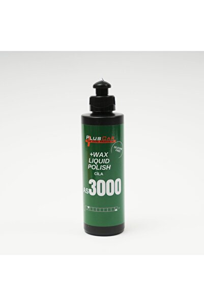 Pluscar AS 3000 +Wax Liquid Polish Sıvı Cila ve Boya Koruma 250 ML