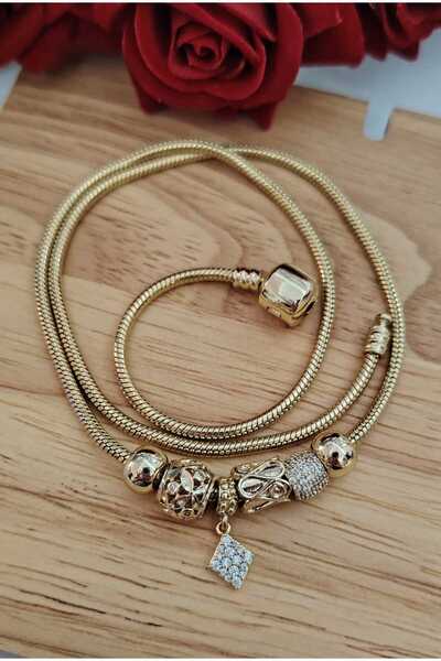 OEM Επιχρυσωμένη αλυσίδα 14 καρατίων με μενταγιόν