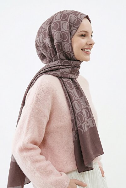 InStyle Σάλι Νάιγια με μοτίβο αλυσίδας και ξερό τριαντάφυλλο