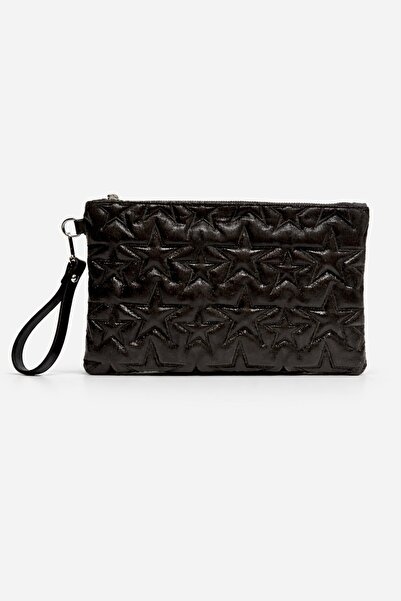 Çantacımstore Γυναικεία τσάντα πορτφόλιο και κλάτσα με αστεράτο σχέδιο, πλατι...