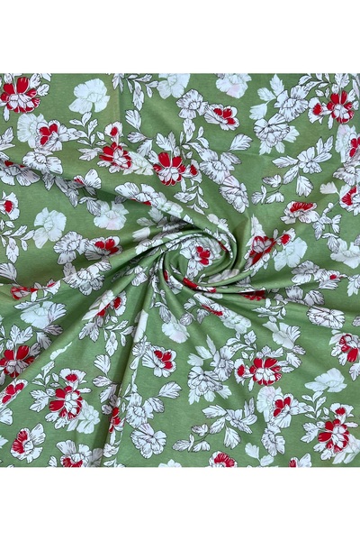 Çelikler Tekstil Desenli Poplin Kumaş
