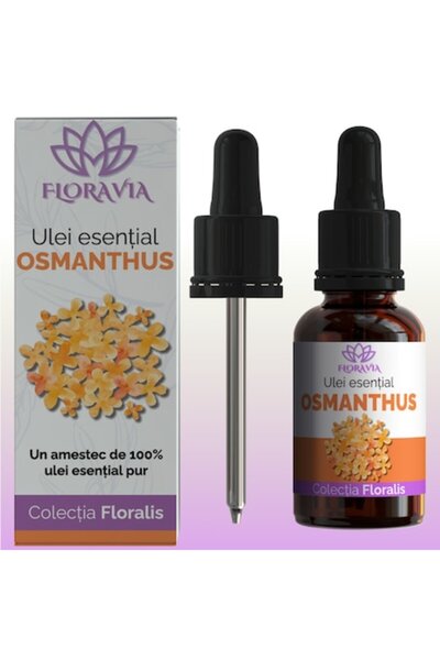 Floravia Αιθέριο Έλαιο Φλοράβια, Οσμάθους, 10ml, 100% Καθαρό, για Βαθιά Χαλάρ...