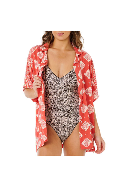 Rip Curl VENTURA ΒΙΣΚΟΥΖ ΠΟΥΚΑΜΙΣΟ ΚΟΚΚΙΝΟ ΜΕΓΕΘΟΣ Μ