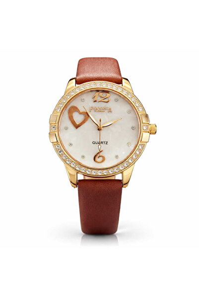 Francesca di Geneva Ladies' watch, brown,
