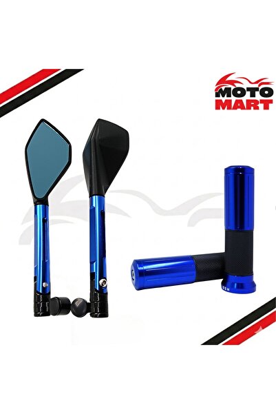 motomart+ Kuba Ege 50 Aksesuar Seti-Mavi-Ma07144
