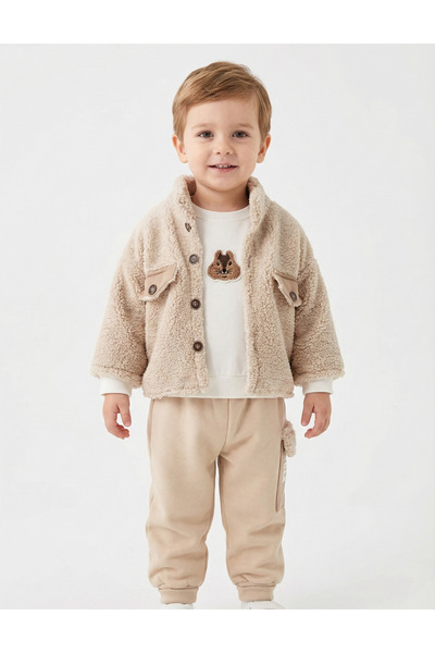 MiniKids Κοστούμι πριμιούμ, Τζίκκο, κρεμ μοντέλο