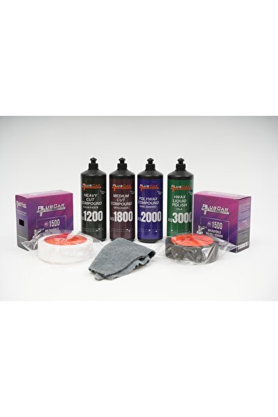 Pluscar Ultimate Detailing Set - 4'lü Pasta Cila ve Boya Koruma Paketi + 2 Sü...