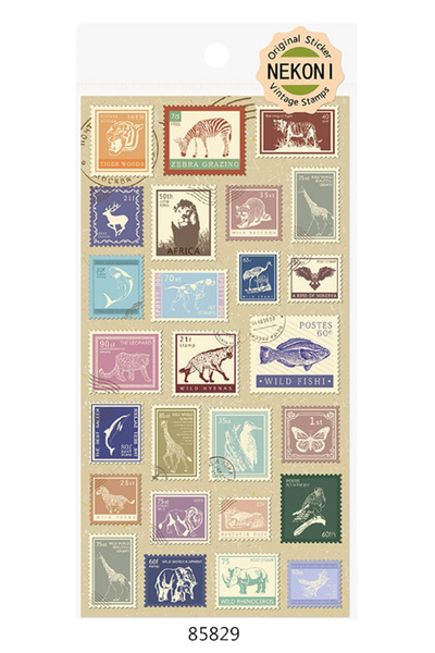 Şehir Online Mağazacılık Σετ αυτοκόλλητων με ανάγλυφες vintage σφραγίδες, τρι...