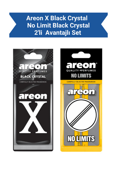 Areon X Black Crystal + No Limit Black Crystal Avantajlı Paket