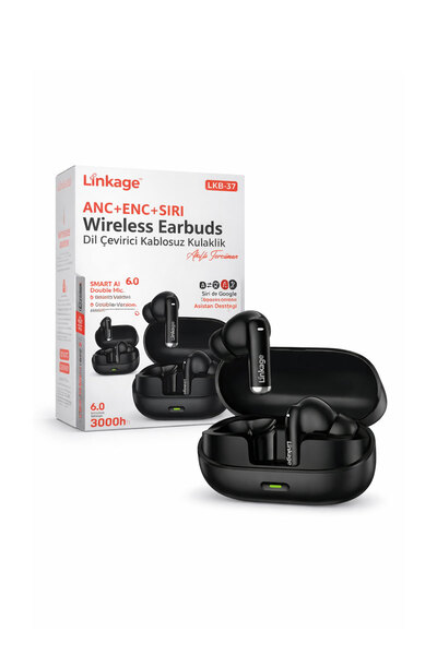 Linkage LKB-37 ANC+ENC+Siri Destekli Kablosuz Bluetooth Kulaklık - 56 Dil Anl...