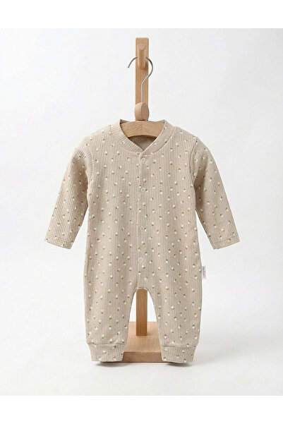 MiniKids Σανζιάνα ολόσωμη φόρμα μπεζ μοντέλο