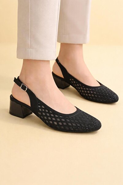 TRENDYSHOSE 7461 حذاء نسائي بكعب سميك مريح وناعم