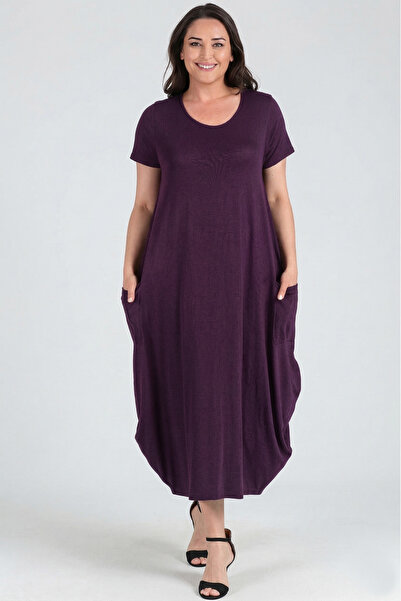 Curvy Trend Κοντομάνικο φόρεμα Jumbo Plus Size