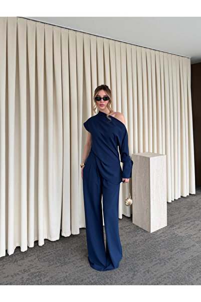 Laluvia Σετ Μπλούζας και Παντελονιού Lavicert Tek Omuz - 8007