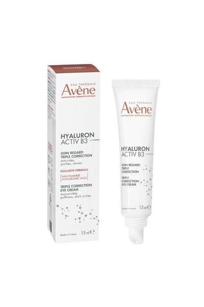 Avene Υαλουρόν Ακτιβ B3, Αντιρυτιδική, Ημερήσια Κρέμα Ματιών, 15 ml
