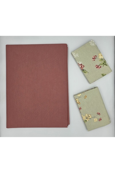 pınarhome collectıon 100% Organic Cotton Fabric Solid Color (Without Elastic)...