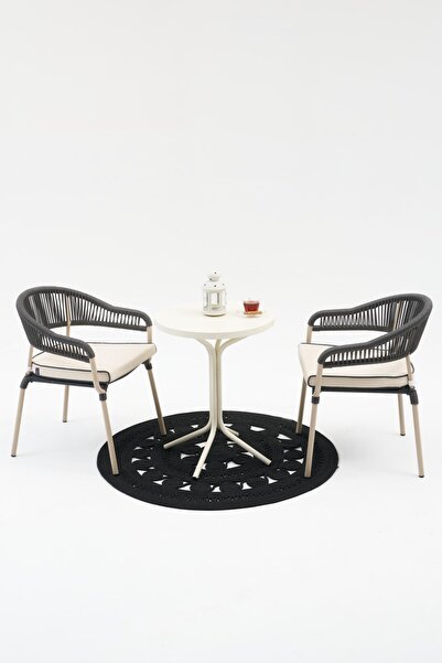 Divona Home TAVOLLİ TEREA BAHÇE BALKON BİSTRO SET