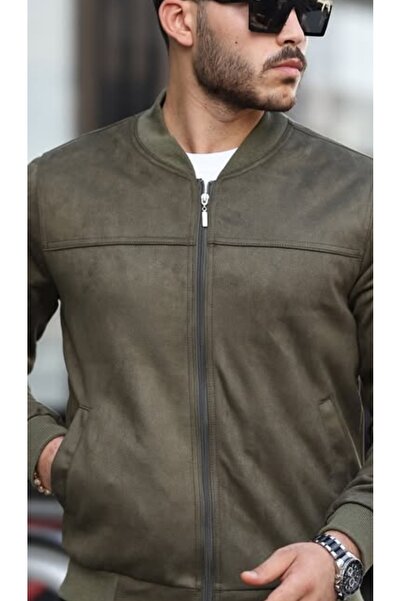 MARTİNO LİFE Εποχιακό ανδρικό σουέτ μπουφάν