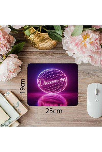Empressco Dream On Mousepad Neon Global Scris - 19x23 cm 2 mm dreptunghiular ...