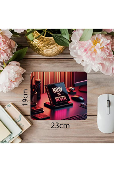Empressco Mousepad 3D cu sloganul Momentul Decis - 19x23 cm 2 mm dreptunghiul...