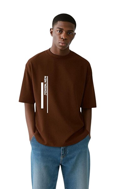 DM DOLCE MORE TOXION.NEN Τυπωμένο Μπλουζάκι Oversize Unisex 2PV1