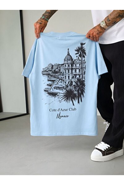 E-ROMA ΜΠΛΟΥΖΑΚΙ MONACO ΜΕ ΣΤΑΜΠΑ OVERSIZE UNISEX 2PV1