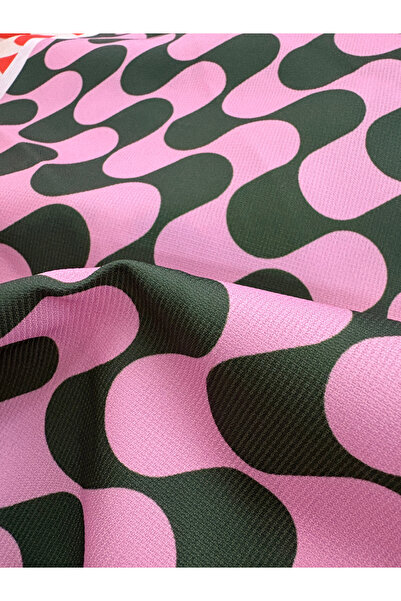 podyum baskı Μαξιμαλιστικό κυματιστό πολύχρωμο ύφασμα ταπετσαρίας 100x140 εκ....