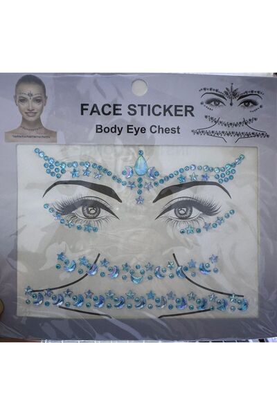 Arescollection KENDİNDEN YAPIŞKANLI PARLAK YÜZ TAŞI DÜĞÜN KINA PARTİ