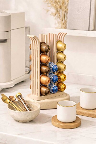 Rivon Desing TOFFE Nespresso Döner Kahve Standı (KÜÇÜK KAPSÜL)