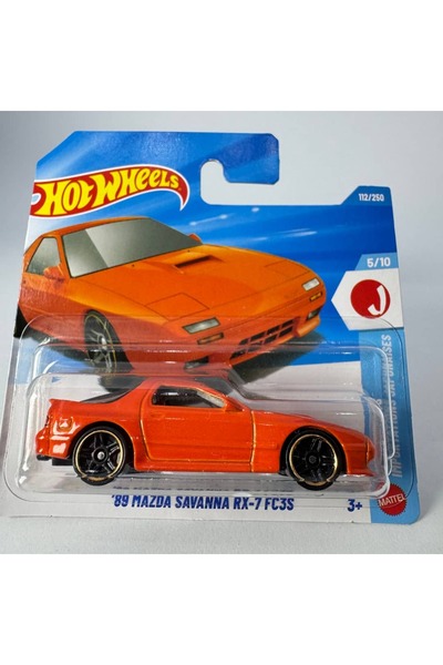 HOT WHEELS 89 Mazda Savanna RX-7 FC3S 1:64 Model Araba