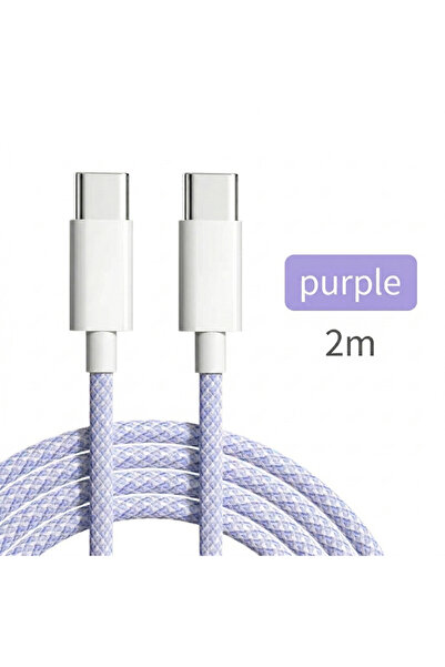 Wyred by Monga Wyre 60C B, Καλώδιο USB-C γρήγορης φόρτισης 60W, Πλεκτό καλώδι...