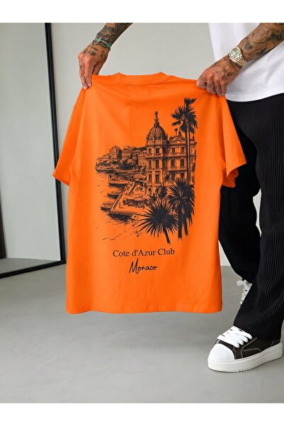 E-ROMA ΜΠΛΟΥΖΑΚΙ MONACO ΜΕ ΣΤΑΜΠΑ OVERSIZE UNISEX 2PV1