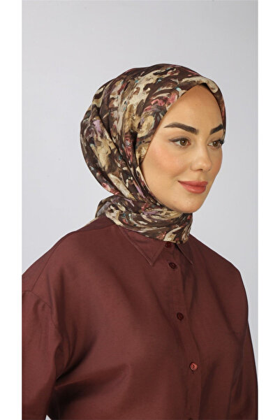 locella Lo'cella Pamuklu Soft Eşarp 4553-2 Vizon Kahve