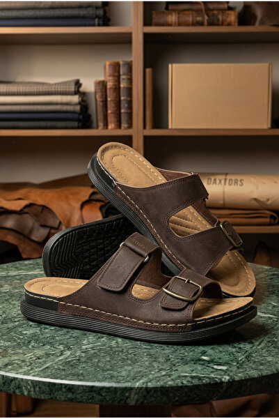 Daxtors Fidel Daily Orthopedic Double-Strapped Anti-Sweat Men's Slippers