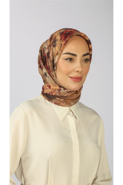 locella Lo'cella Pamuklu Soft Eşarp 4554-7 Camel