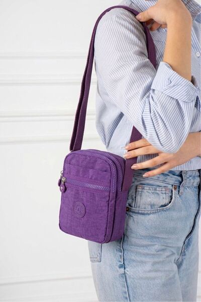 Çanta Sepetim Portofel pentru telefon cu mai multe buzunare din țesătură clin...