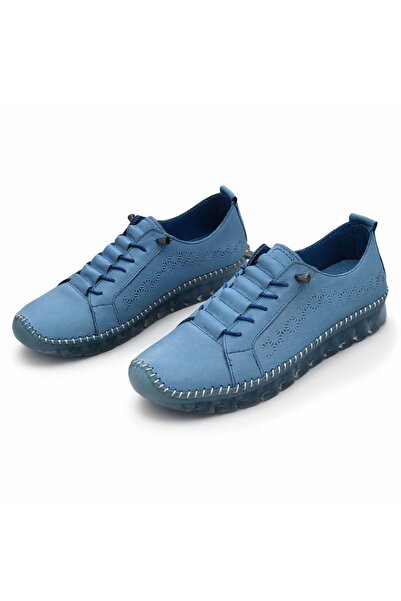 PATRON SHOES حذاء كاجوال من الجلد الطبيعي مع أربطة مطاطية