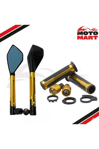 motomart+ Bajaj Pulsar Rs 200 Aksesuar Seti-Sarı-Ma04027