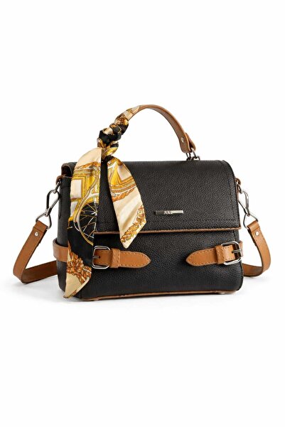 WİKİDAYS.S MODA TRENDİ Women's Scarf Detailed Cross Strap Buckle Shoulder Bag...