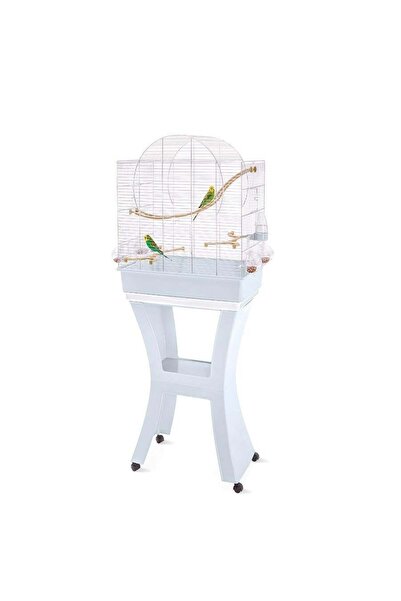 IMAC Matılde Ayaklı Kuş Kafesi Mavi/gümüş 58x38x71/143cm
