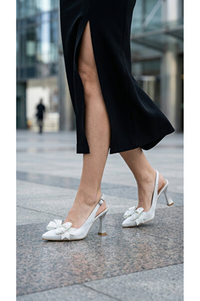 Daxtors Γυναικεία κλασικά παπούτσια με τακούνι και φιόγκο Mono Daily Orthopedic