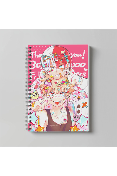 nihonwosekai Το My Hero Academia Anime Notebook μεγέθους A4, 60 φύλλα, χωρίς ...