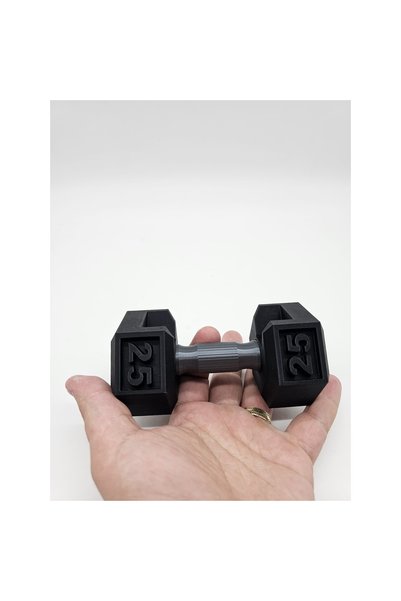 OEM Gantera Suport Carti de Vizita Fitness Gym - 13cm - Lacas cati 9cm -Negru