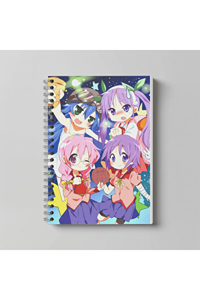nihonwosekai Sveska Lucky Star Anime, veličina A4, 60 listova, bez linija, sa...