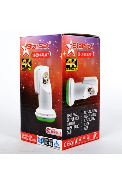 STARSAT SR-360 Galaxy 4K LNBF