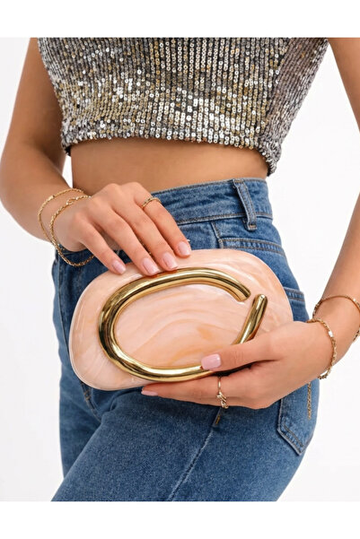 H&D COLLECTİON Ειδικής Παραγωγής Γυναικεία Βραδινή Τσάντα Φορέματος