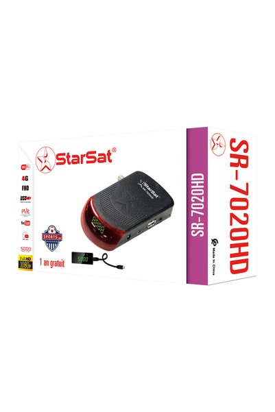 STARSAT SR-7020HD Universal Satellite Receiver - DVB-S/S2, Wideband LNB, Multi-Code Rate, Advanced E