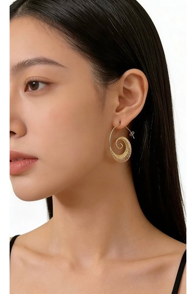 LABELRM Golden Swirl Earrings