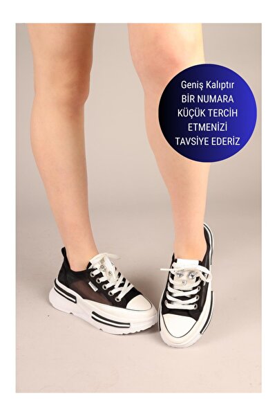 WHİTE LİNE Pantofi sport pentru femei Prince 172, din denim cu plasă și talpă...